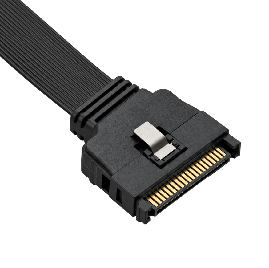 SAS ribbon cable connector detail
